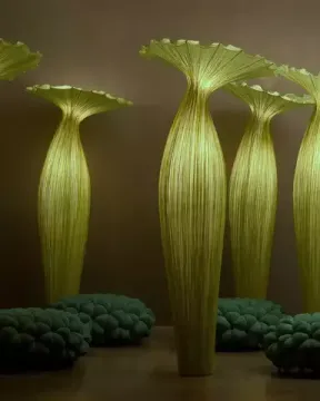 Morning Glory Floor Lamp by aqua creations