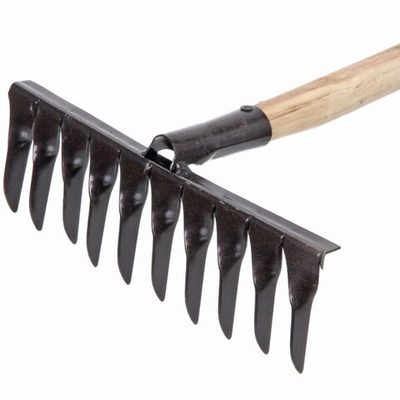 Грабли витые 10 зубьев с черенком 1 сорт