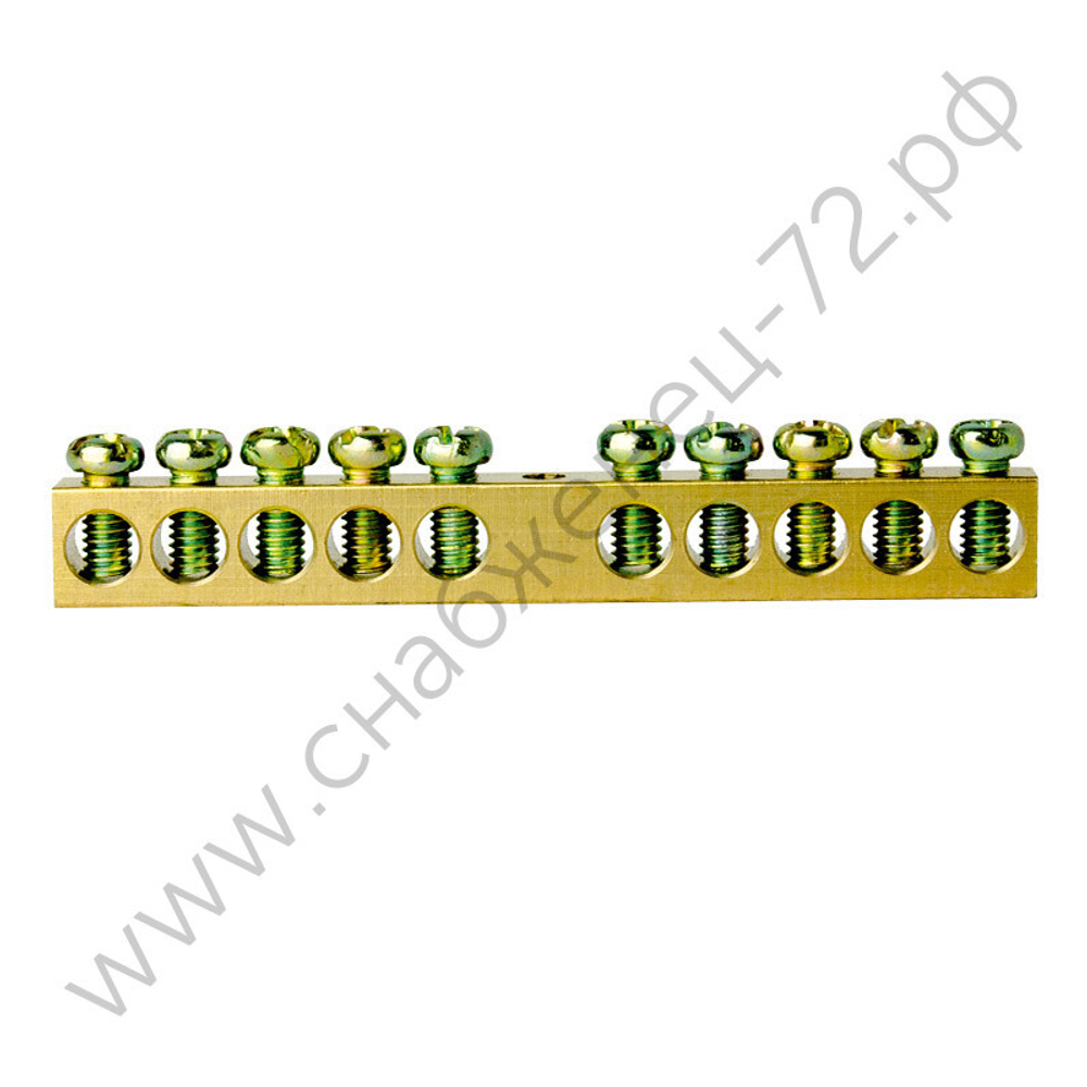 Шины нулевые без изолятора крепление по центру Энергия TS-0609C