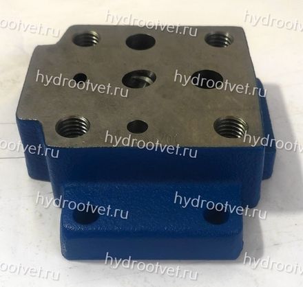 G546/01 - Стальная плита для монтажа клапанов типоразмера Ду10, стандарт ISO 6264