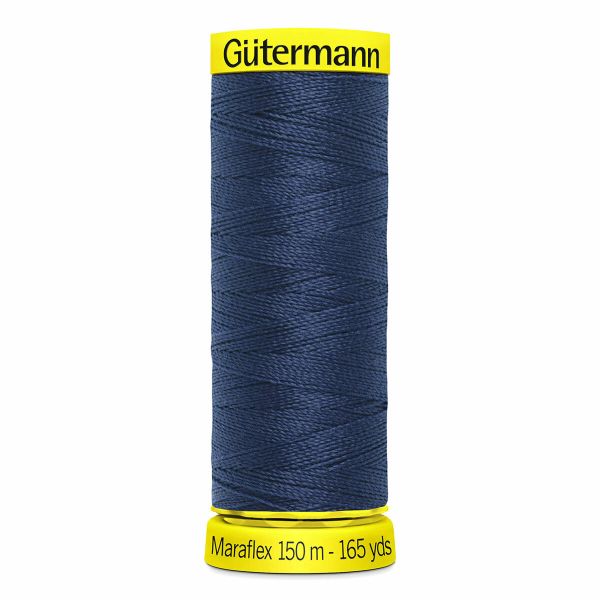 Нитки для трикотажа Gutermann Maraflex 120 (150 метров), 5 кат. | 013 синий
