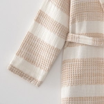 Вафельный халат Ikra | бежевый