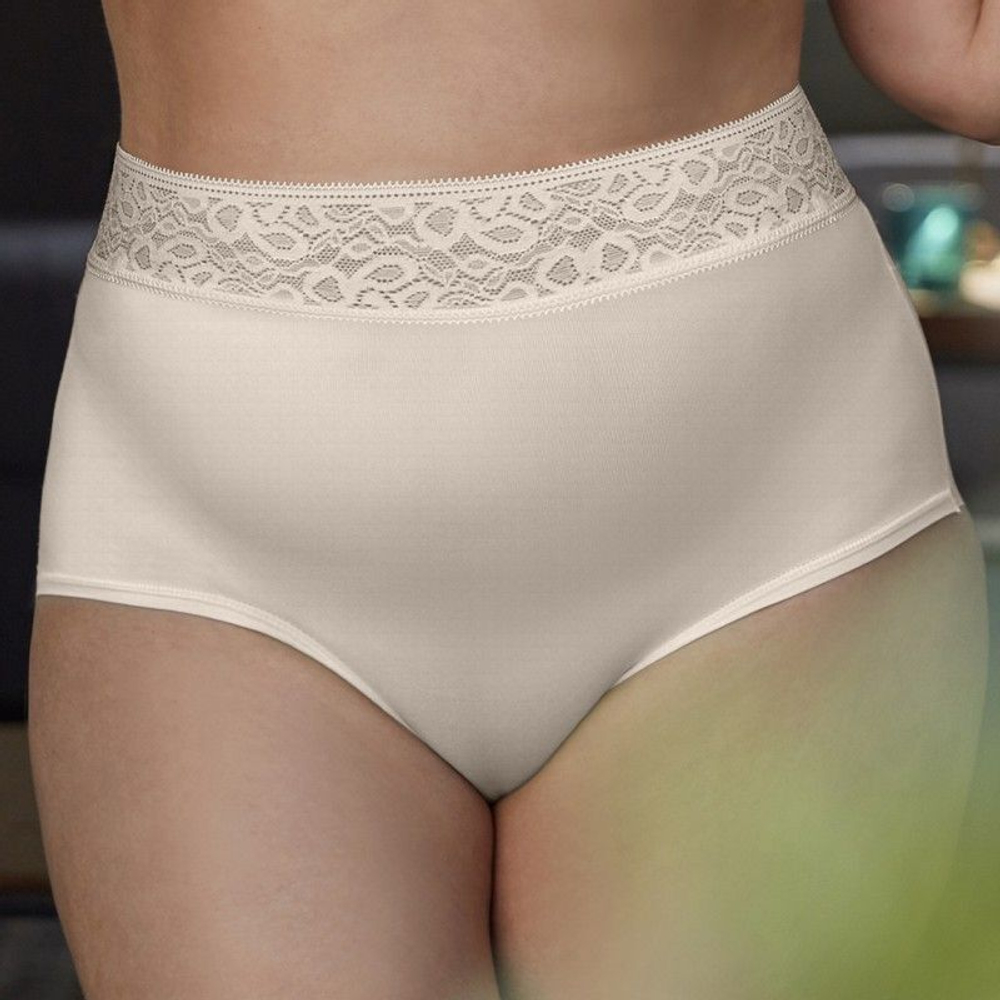 Трусики-слип plus size с высокой линией талии Flexie Adapt (Размер: XL-XXL-XXXL) (Цвет: черный)