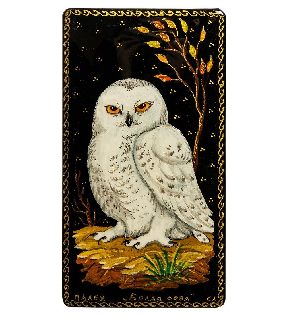 Народные промыслы ШК-95/10 Шкатулка «Белая Сова»
