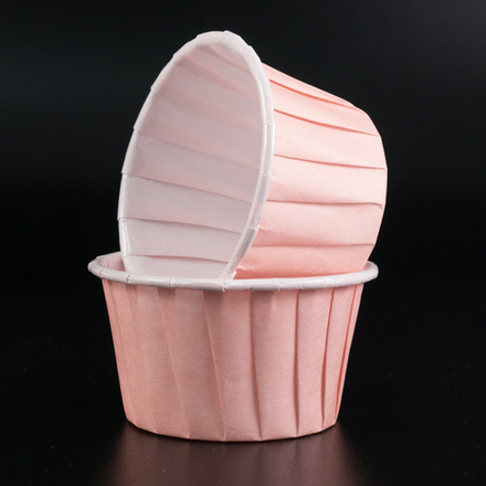 Форма бумажная МАФФИН "Розовый" d50*h40 мм. (100 шт./упак.), 1 шт.
