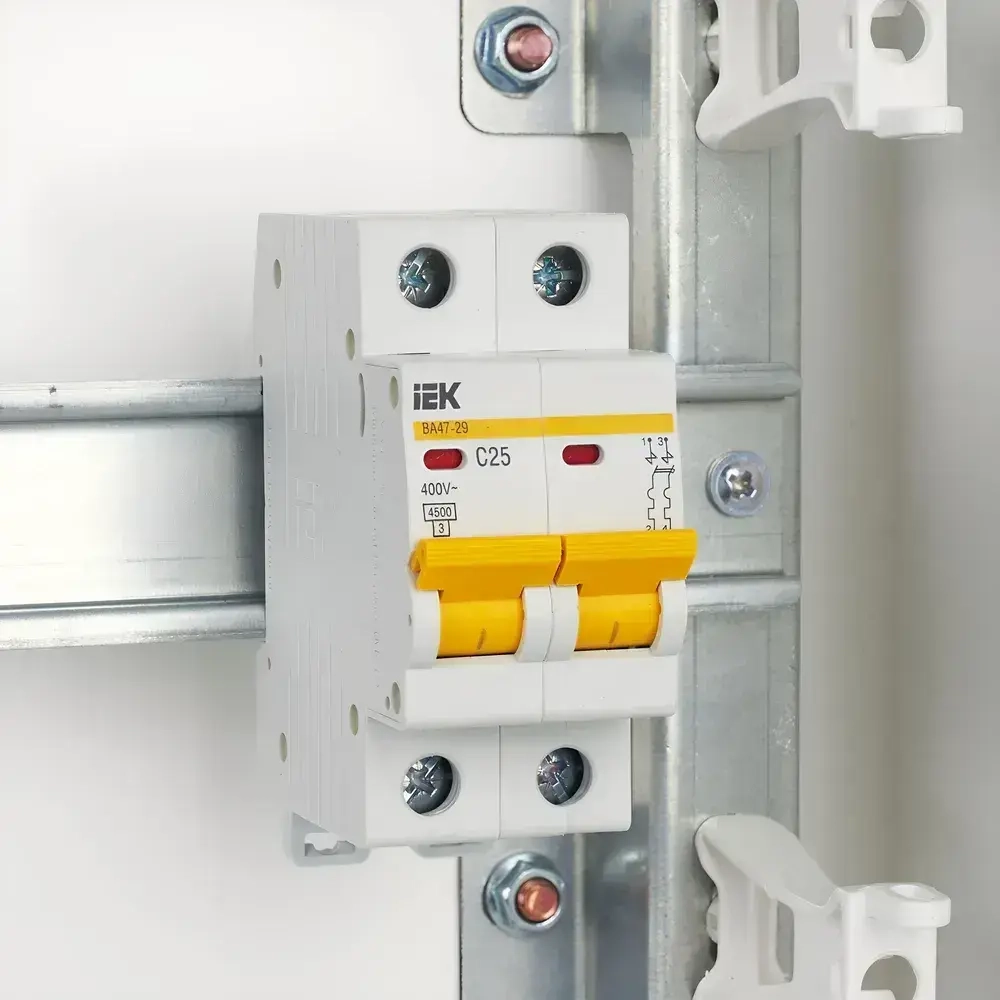 Автоматический выключатель С 25А 2P (двухполюсный) IEK, ВА47-29 4.5кА, MVA20-2-025-C