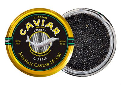 Икра черная стерляжья "Классик", 100г