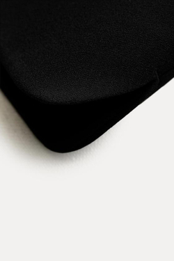 ZARA ТОП-ЖИЛЕТ С ПУГОВИЦАМИ — ZW COLLECTION, ЧЕРНЫЙ