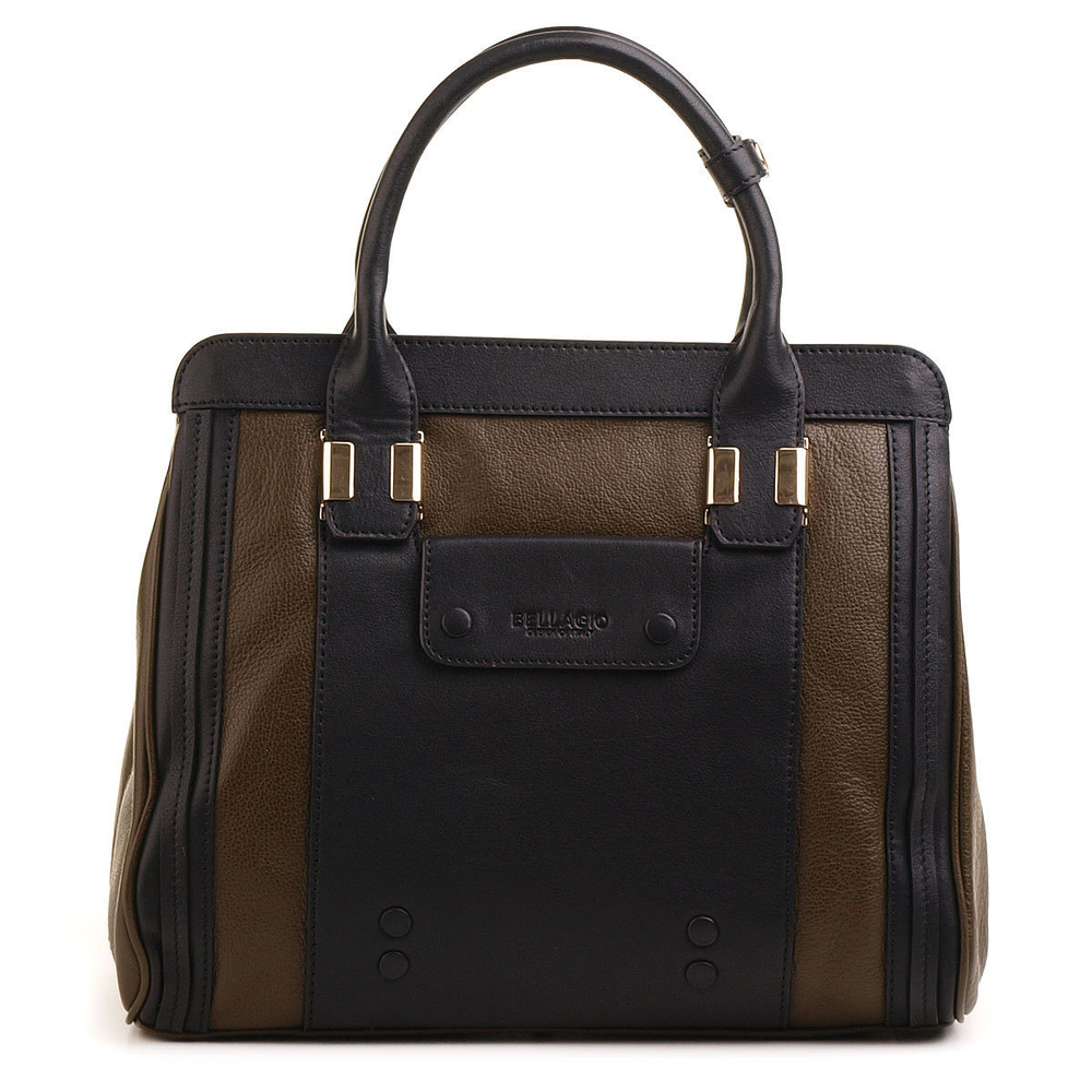 901/10 BG кожа хаки /чер. (сумка жен.)