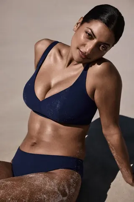 PRIMADONNA Swim Aswan Топ с треугольным вырезом, темно-синий