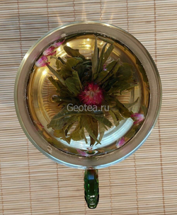 Чай Зеленый Связанный Хуа Кай Фу Гуй "Цветок богатства"