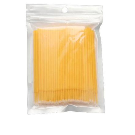Микробраши, в пакете, 100 шт цвет Желтый