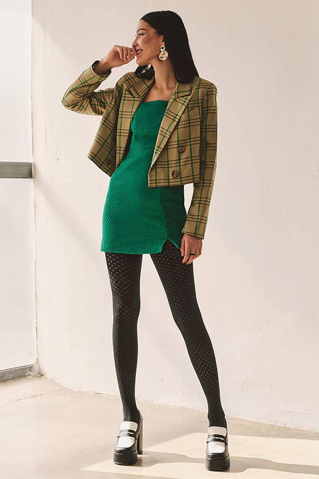 Колготки с геометрическим узором  Wawes