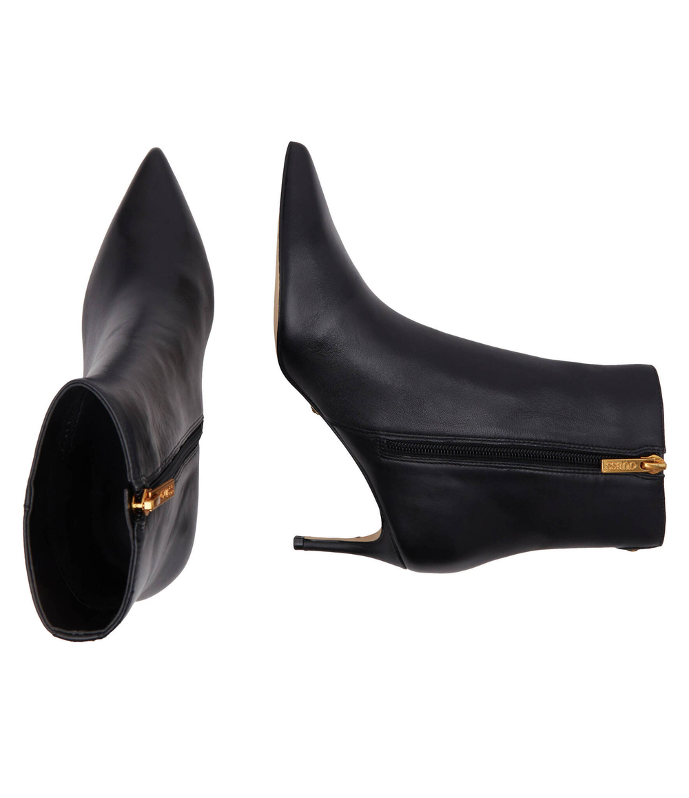 Кожаные ботильоны на шпильке Guess - черный(FL8BRN LEA10)