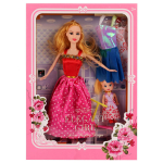 Кукла тип Модель с пупсом. коробка DX515A