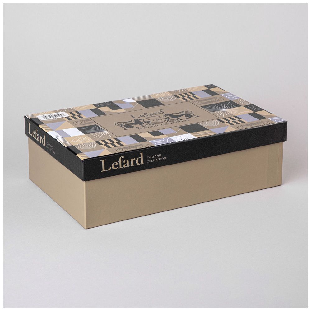 ЧАЙНЫЙ НАБОР LEFARD "TOP STYLE" НА 2 ПЕР. 4 ПР. 250 МЛ БЕЖЕВЫЙ, БИРЮЗОВЫЙ (КОР=12НАБ.)