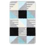 "VISA" Коврик для ванной 1-ый серо-бирюзовый (50х80см) FX-5005Z