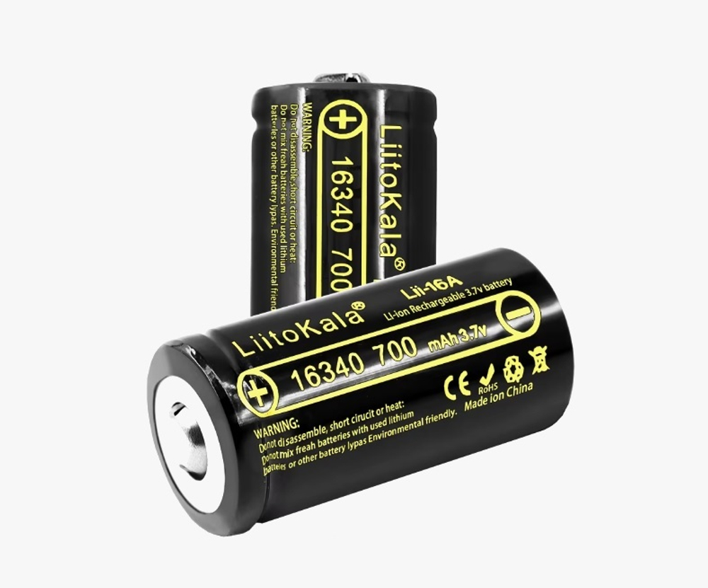 Аккумулятор LiitoKala 16340 Lii-16A 700mAh