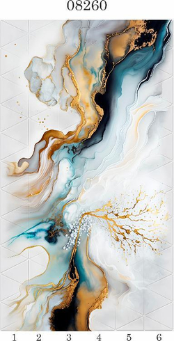 Панель ПВХ фотопечать 3D Panda Сириус 2700х250 мм