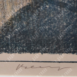 Аверьянов Владимир Васильевич (р.1952). Пасха в Хамовниках. Автолитография.1980-е.