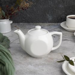 Чайник 400 мл d 7 см h10,2 см белый фарфор P.L. Proff Cuisine [1]