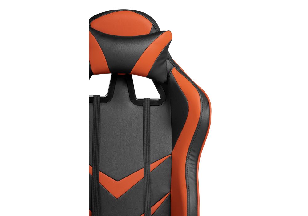 Компьютерное кресло Racer черное / оранжевое