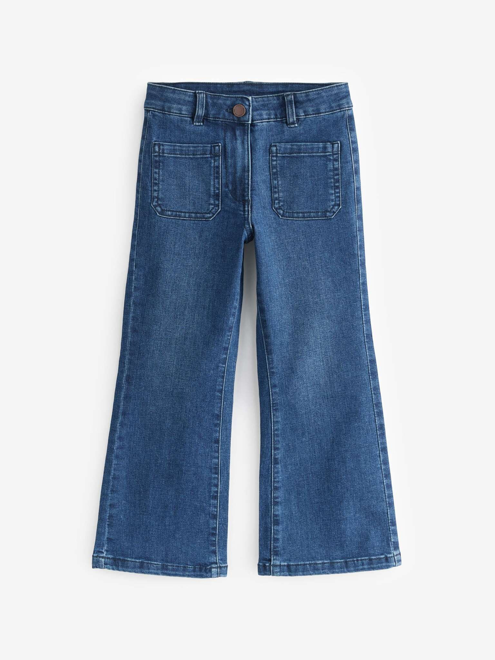 Джинсы клеш для девочки Next C68-836, Синий