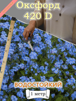 Оксфорд с принтом 1 метр №1 420 D