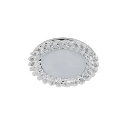 Светильник встраиваемый ЭРА DK84 CH/WH под лампу GX53 хром/прозрачный