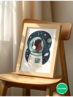 Постер в детскую мальчику 30х40 см декор на стену