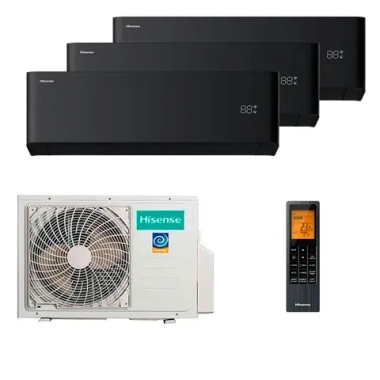 Мульти сплит-система Hisense на 3 комнаты (20+20+20 кв.м.) VIBE PRO CARBON