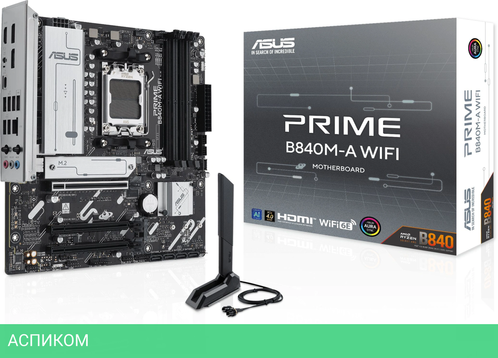 Материнская плата Asus Prime B840M-A WIFI (90MB1J20-M0EAY0)