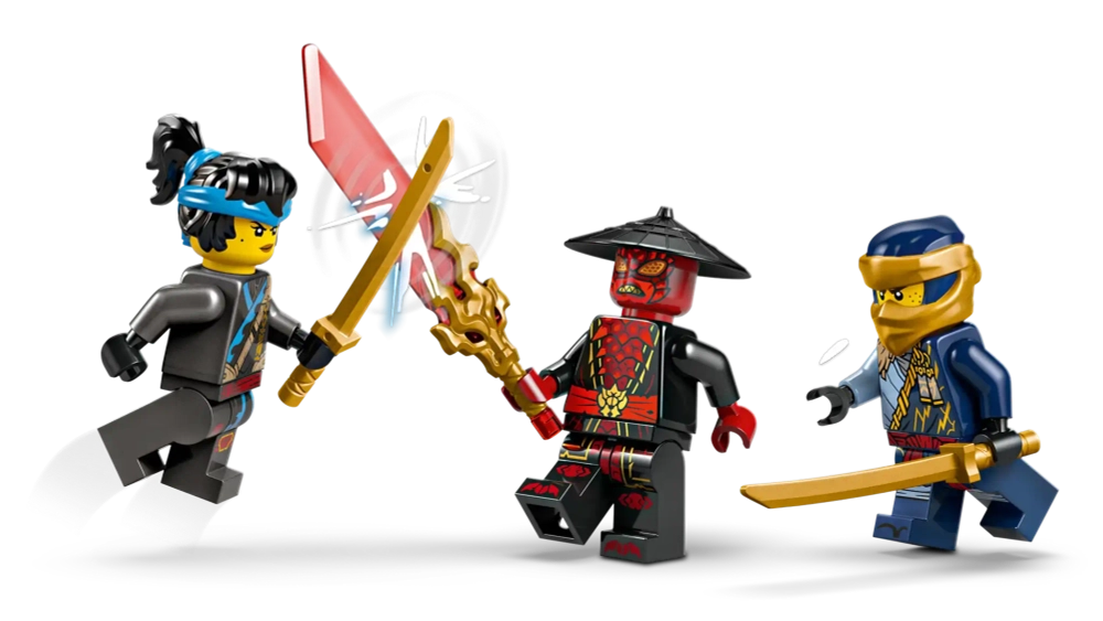 Конструктор LEGO Ninjago 71840 Дуэль гоночных автомобилей Rogue и Drix