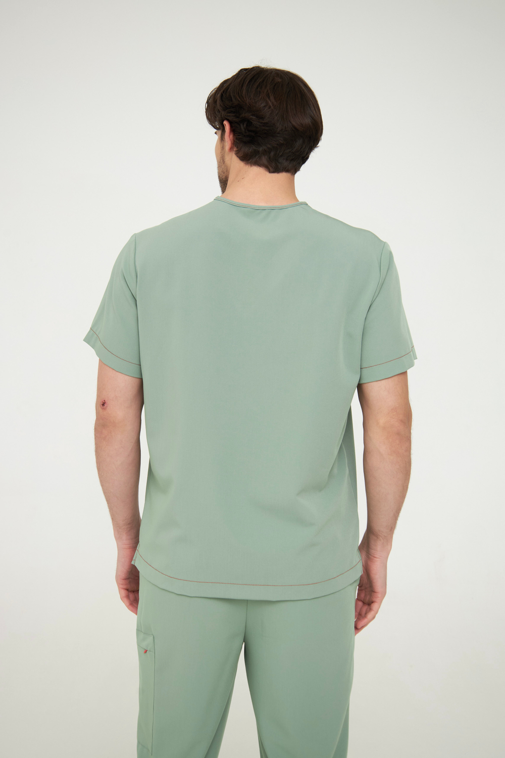 Топ медицинский мужской Гекай, шалфей ОЛД