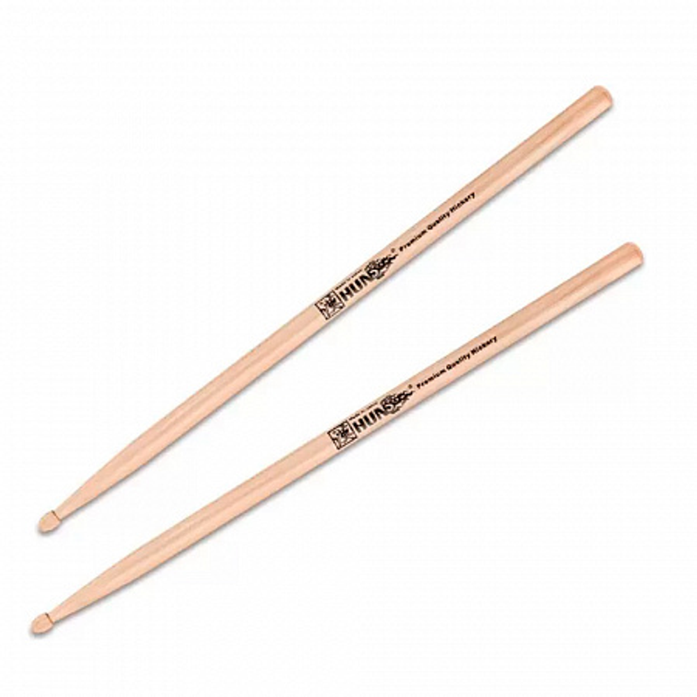 HUN 5A Hickory барабанные палочки, орех. Цвет: натуральный. Размер: 5А.
