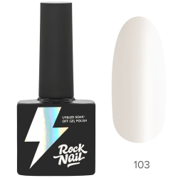 Гель-лак RockNail Basic 103 Simple White, 10мл.