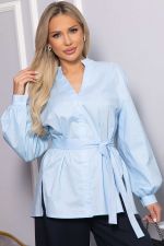 Блуза хлопковая Кристалия (голубая) Б14462-16М LT Collection