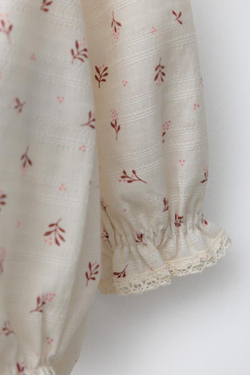 ZARA БОДИ С ЦВЕТОЧНЫМ КРУЖЕВОМ, ЭКРЮ