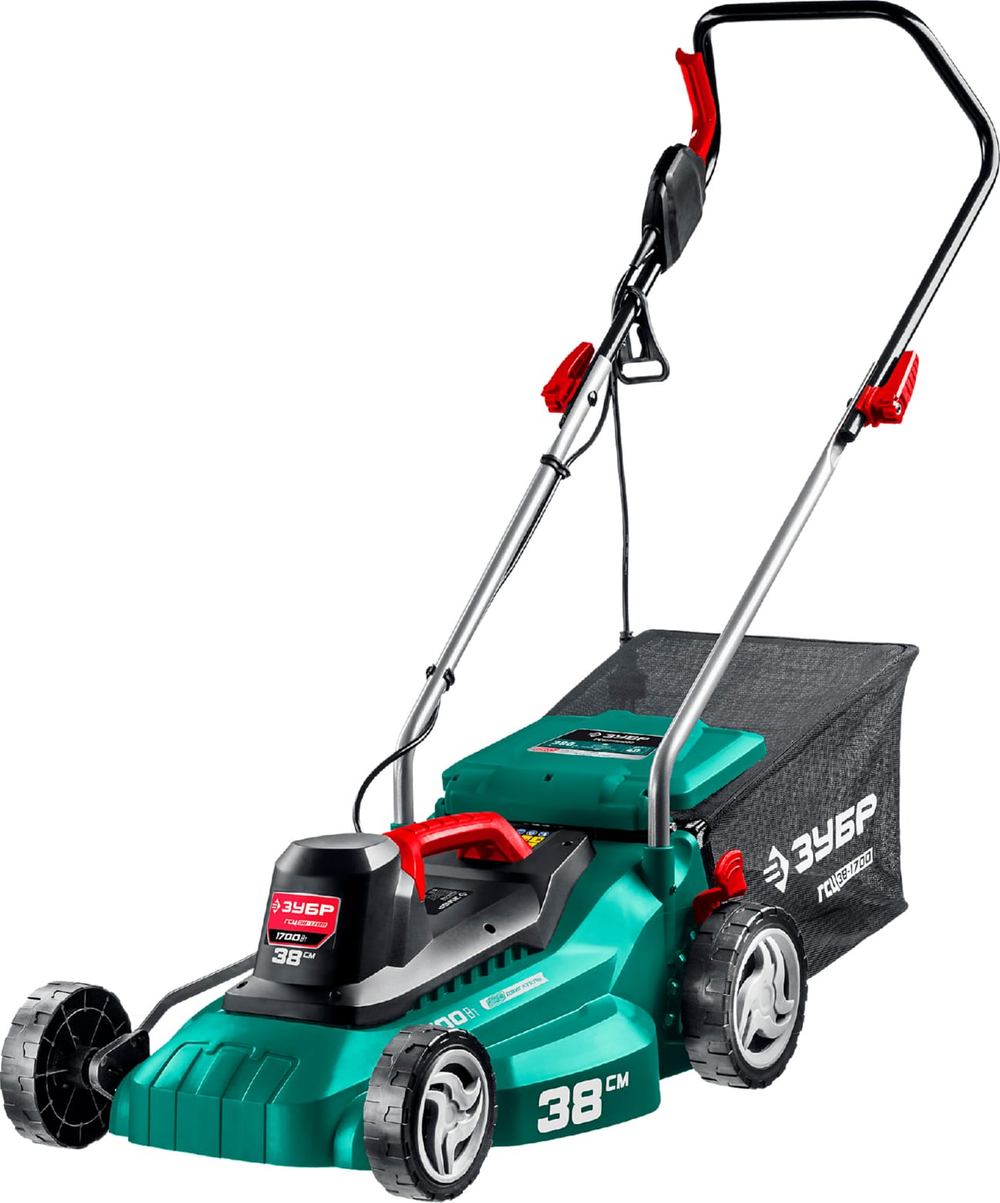 Газонокосилка электрическая ЗУБР ГСЦ-38-1700 1700Вт