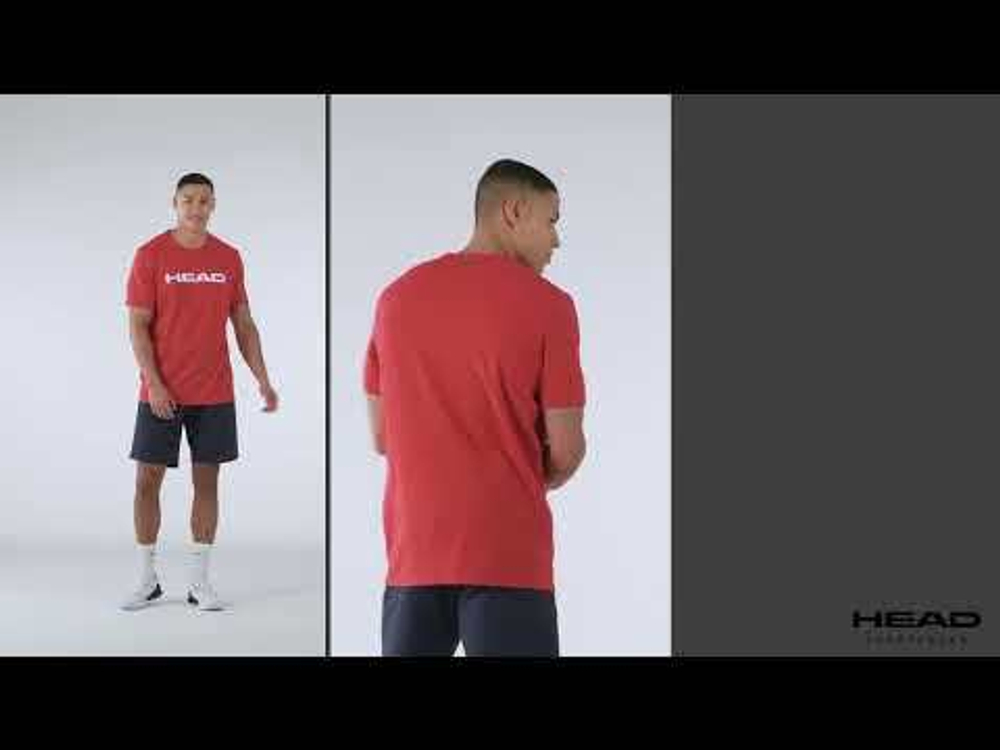 Мужская теннисная футболка Head Club Original - небесный