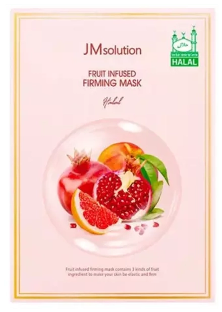 Маска тканевая укрепляющая с фруктами JMsolution Fruit Infused Firming Mask, 30 мл