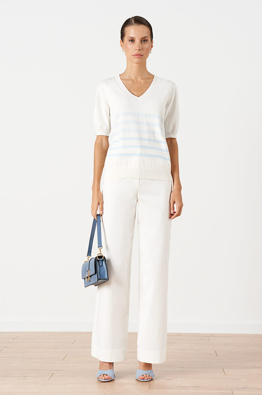 31122 Брюки женские (молочный)