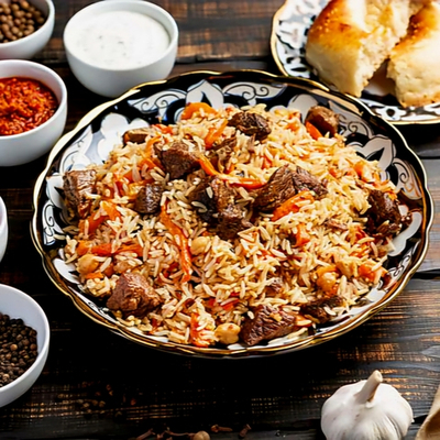 Плов с говядиной, 1 кг