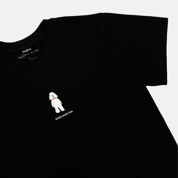 Футболка Dogs Fan черная - фото 2