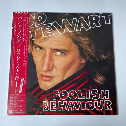 Винтажная виниловая пластинка LP Rod Stewart Foolish Behaviour (Japan 1980) (Obi, Постер)