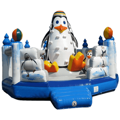 Надувной скалодром  "Пингвин" 7*7*5.5 м