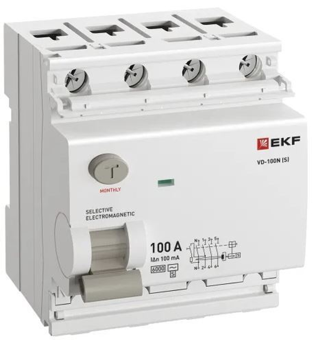 УЗО  EKF E1046MS100100