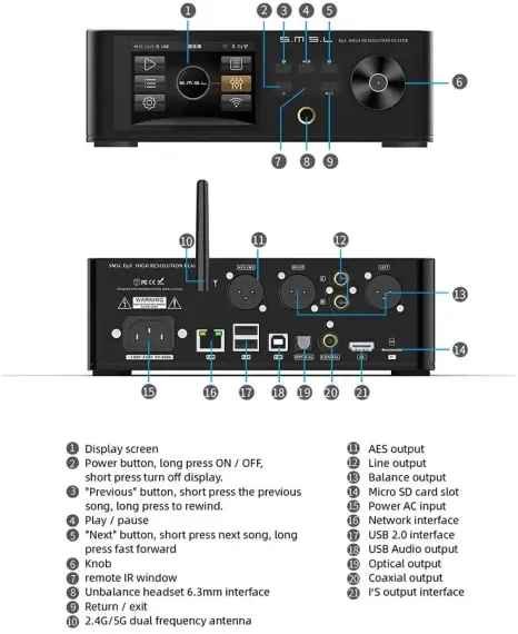 SMSL DP5 Black