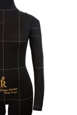 Комплект ручек к мягкому манекену Моника, черные, размер 42-44, тип фигуры Песочные часы