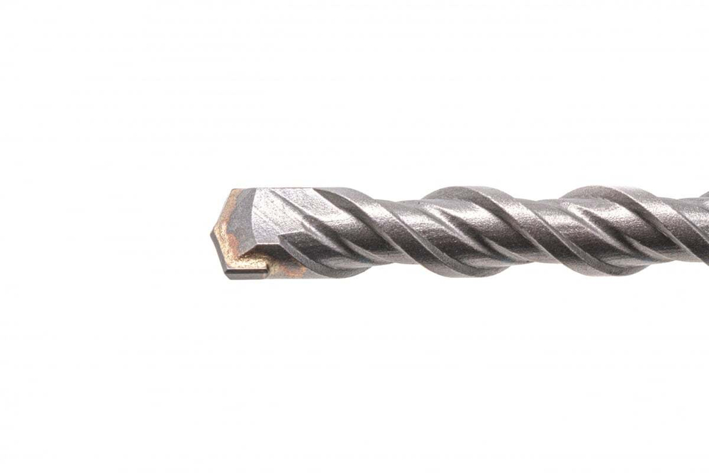 Бур по бетону, двойная спираль, Cobalt W-tip, 12x160 мм, SDS PLUS, серый